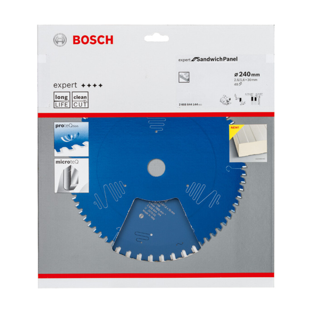 Bosch Kreissägeblatt Expert for Sandwich Panel 240 x 30 x 2,6 mm 48