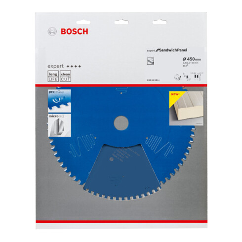 Bosch Kreissägeblatt Expert for Sandwich Panel 450 x 30 x 3,4 mm 86