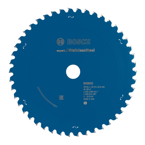 Bosch Kreissägeblatt Expert for Stainless Steel 230 x 25,4 x 1,9 x 46