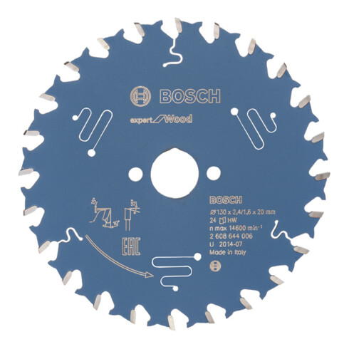 Bosch Kreissägeblatt Expert for Wood 130 x 20 x 2,4 mm 24