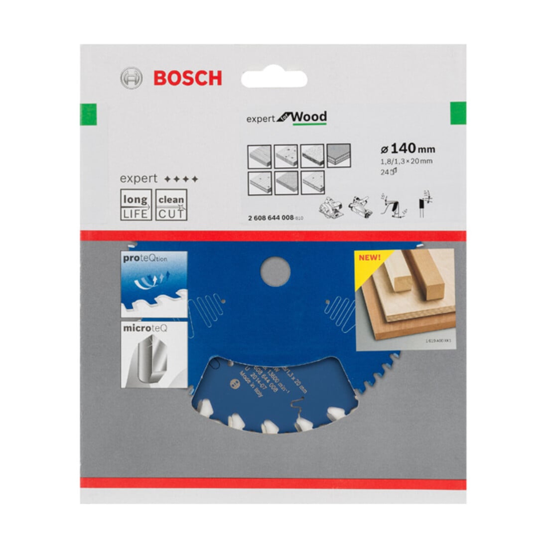 Bosch Kreissägeblatt Expert for Wood 140 x 20 x 1,8 mm 24