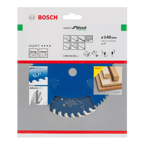 Bosch Kreissägeblatt Expert for Wood 140 x 20 x 1,8 mm 36