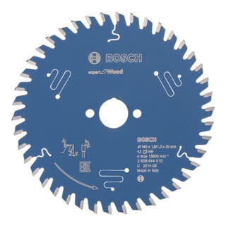 Bosch Kreissägeblatt Expert for Wood 140 x 20 x 1,8 mm 42