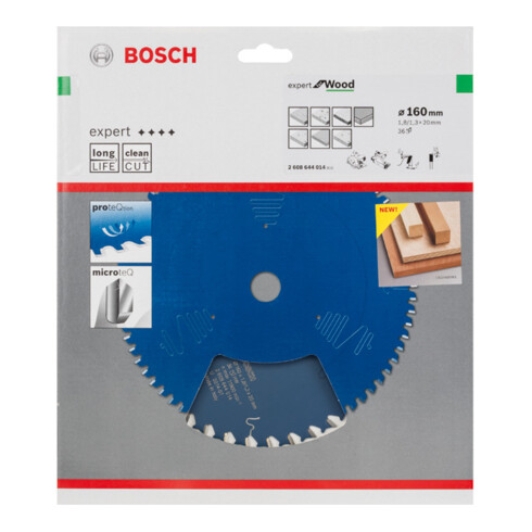 Bosch Kreissägeblatt Expert for Wood 160 x 20 x 1,8 mm 36