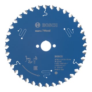 Bosch Kreissägeblatt Expert for Wood 160 x 20 x 2,2 mm 36