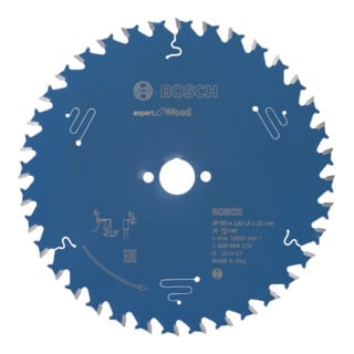 Bosch Kreissägeblatt Expert for Wood 180 x 20 x 2,6 mm 36