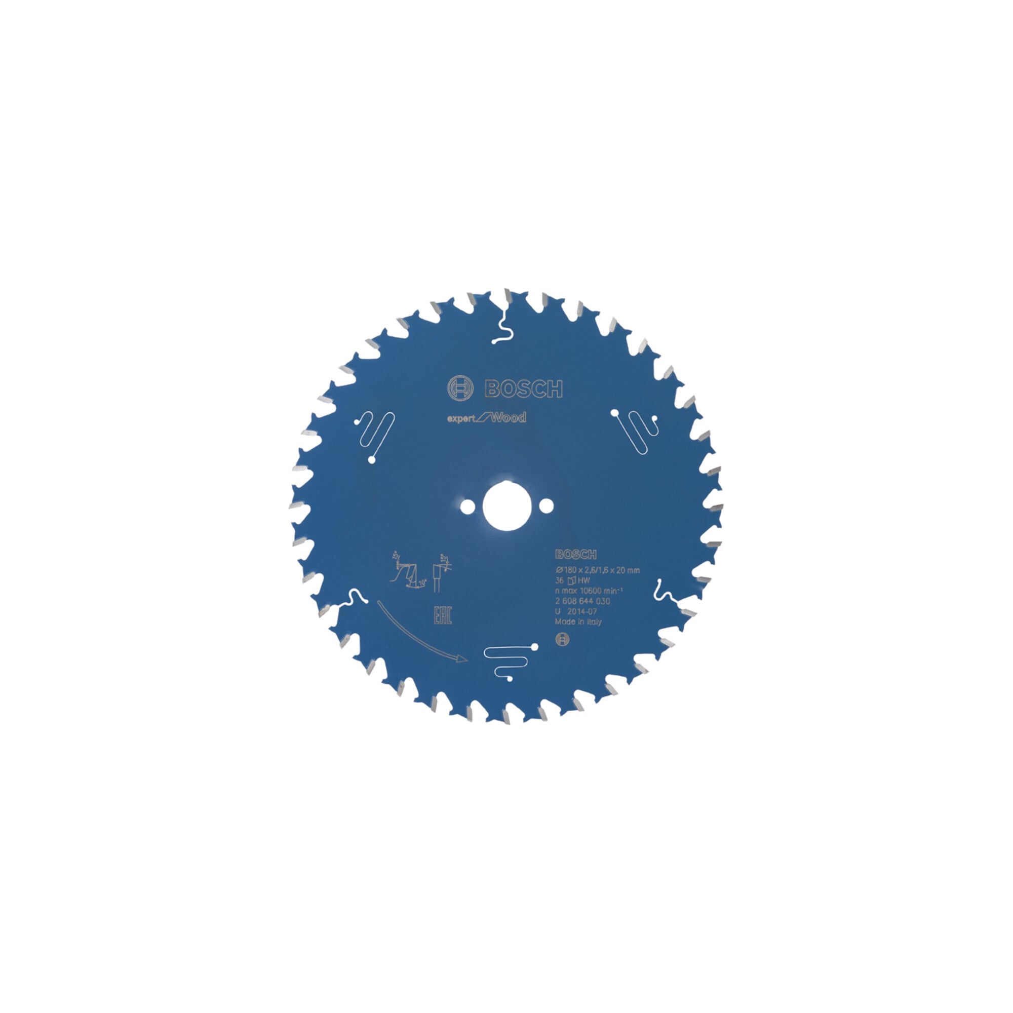 BOSCH Kreissägeblatt Expert for Wood 180 x 20 x 2,6 mm 36