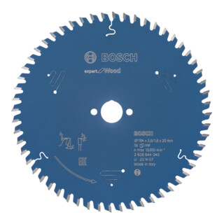 Bosch Kreissägeblatt Expert for Wood 184 x 20 x 2,6 mm 56