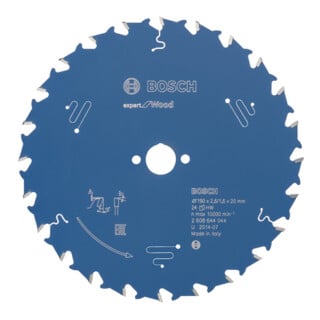 Bosch Kreissägeblatt Expert for Wood 190 x 20 x 2,6 mm 24