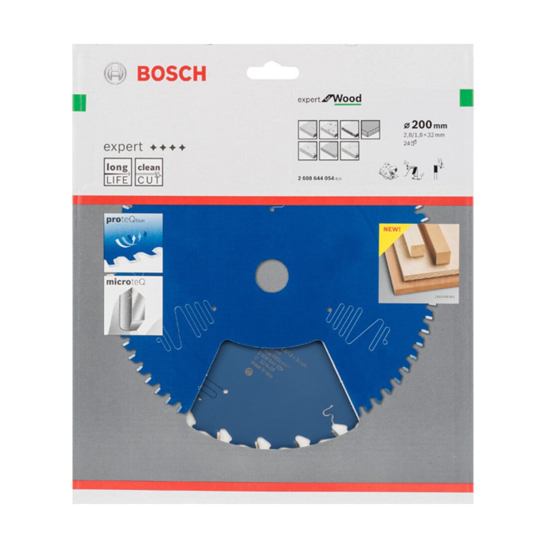 Bosch Kreissägeblatt Expert for Wood 200 x 32 x 2,8 mm 24