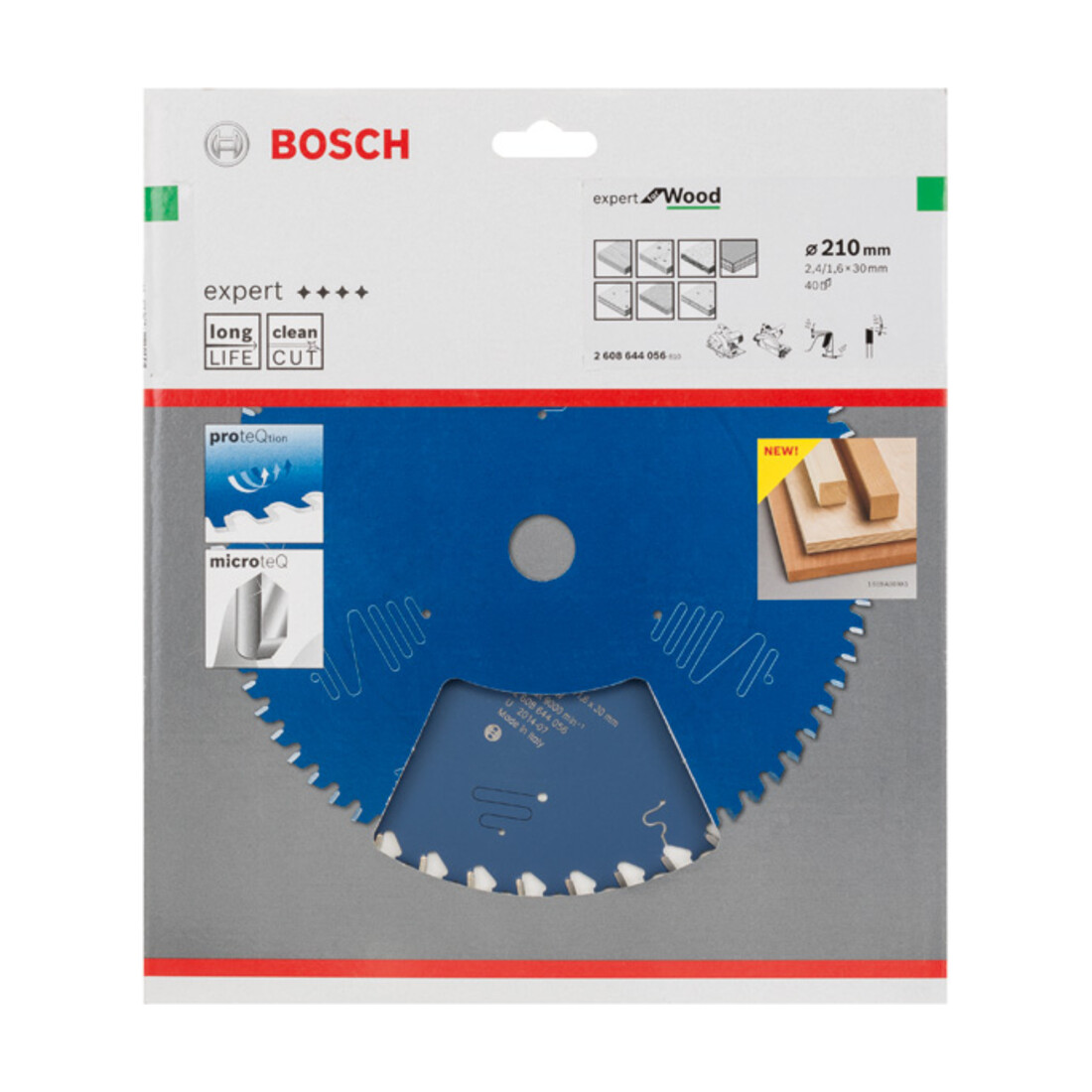 Bosch Kreissägeblatt Expert for Wood 210 x 30 x 2,4 mm 40