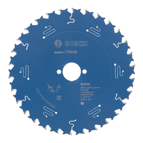 Bosch Kreissägeblatt Expert for Wood 210 x 30 x 2,8 mm 30