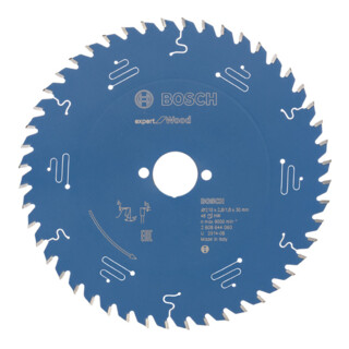 Bosch Kreissägeblatt Expert for Wood 210 x 30 x 2,8 mm 48