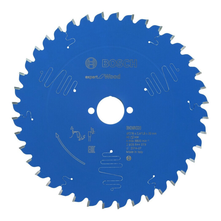 Bosch Kreissägeblatt Expert for Wood 216 x 30 x 2,4 mm 40