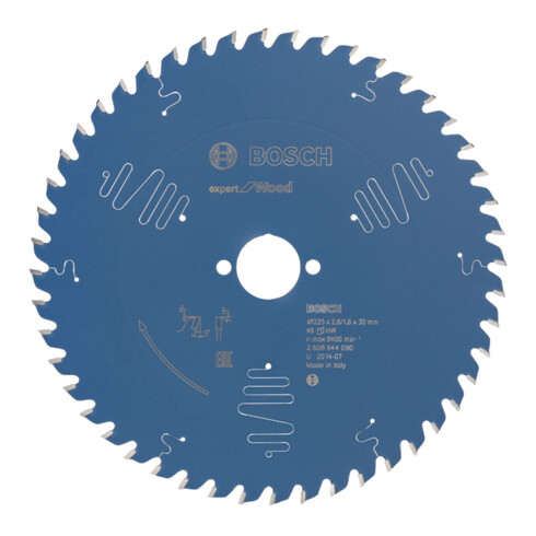 Bosch Kreissägeblatt Expert for Wood 225 x 30 x 2,6 mm 48