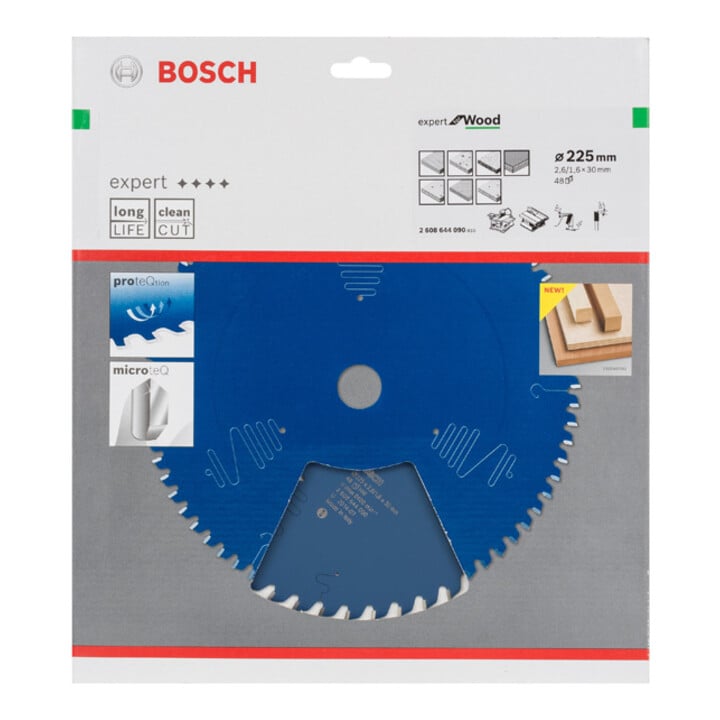 Bosch Kreissägeblatt Expert for Wood 225 x 30 x 2,6 mm 48
