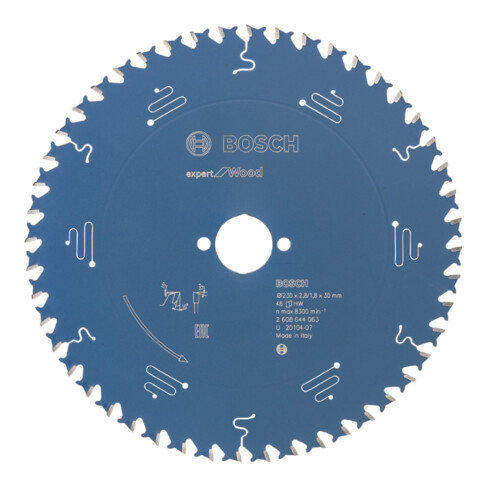 Bosch Kreissägeblatt Expert for Wood 230 x 30 x 2,8 mm 48