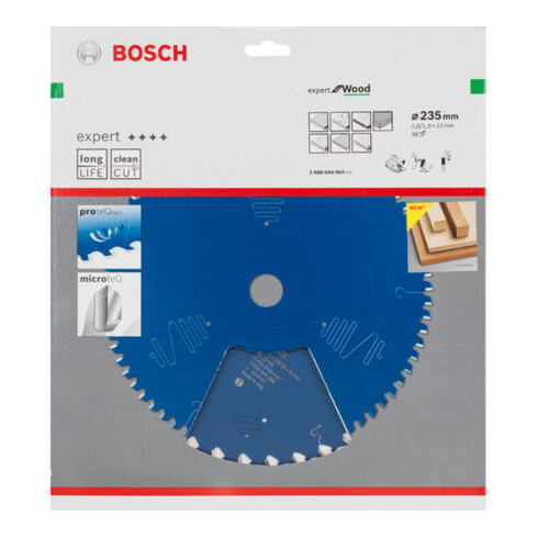 Bosch Kreissägeblatt Expert for Wood 235 x 30 x 2,8 mm 36