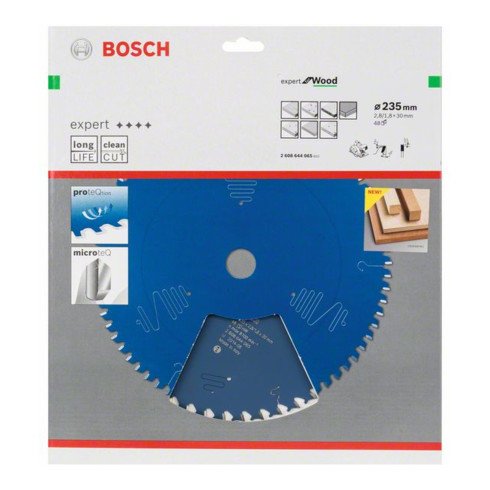 Bosch Kreissägeblatt Expert for Wood 235 x 30 x 2,8 mm 48