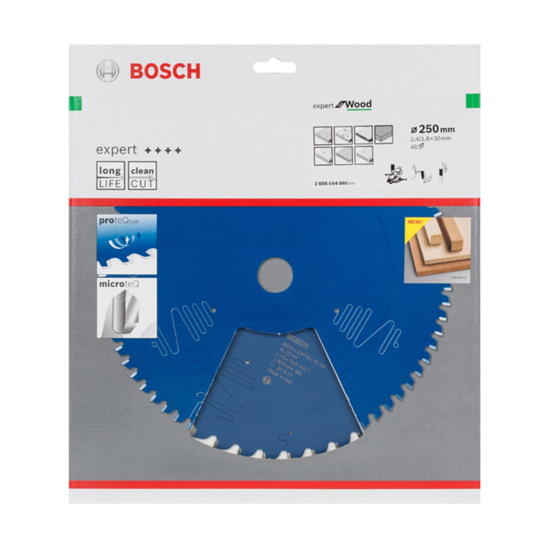 Bosch Kreissägeblatt Expert for Wood 250 x 30 x 2,4 mm 40