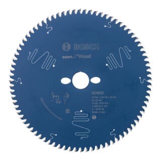 Bosch Kreissägeblatt Expert For Wood 254 X 30 X 2, 6 Mm 80