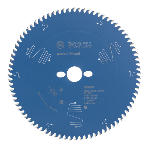 Bosch Kreissägeblatt Expert for Wood 260 x 30 x 2,8 mm 80