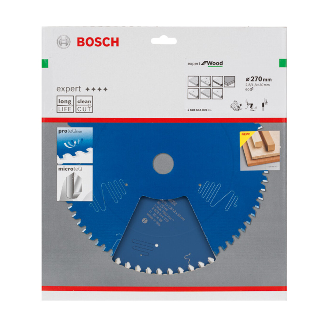 Bosch Kreissägeblatt Expert for Wood 270 x 30 x 2,8 mm 60