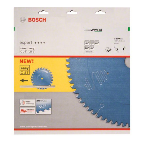 Bosch Kreissägeblatt Expert for Wood 300 x 30 x 2,5 mm 100