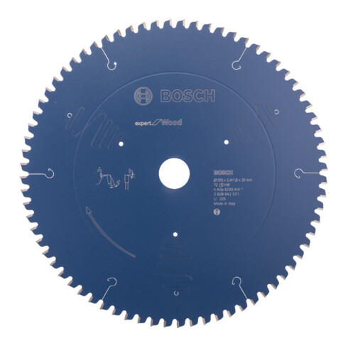 Bosch Kreissägeblatt Expert for Wood 305 x 30 x 2,4 mm 72
