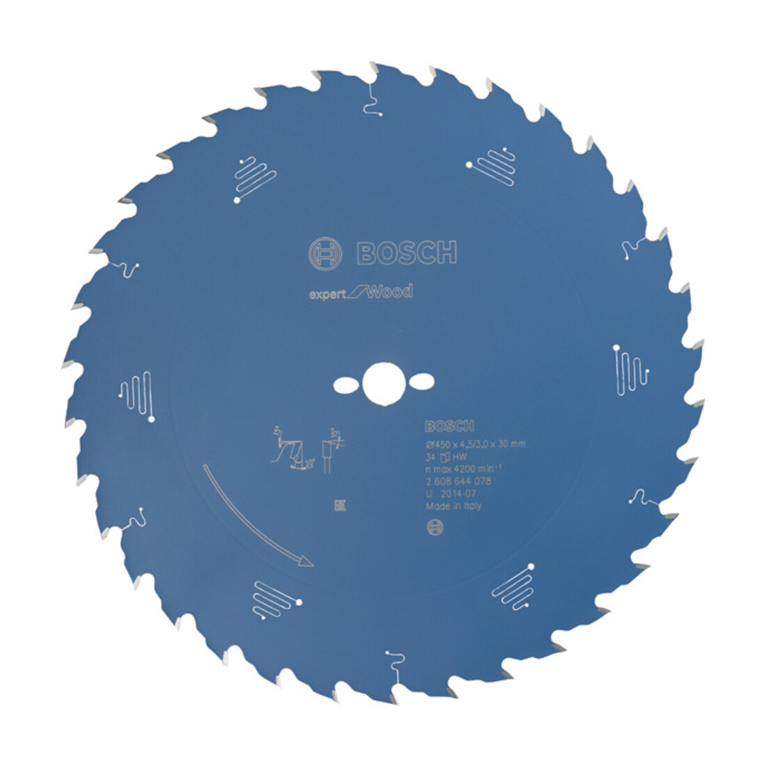 Bosch Kreissägeblatt Expert for Wood 450 x 30 x 4,5 mm 34