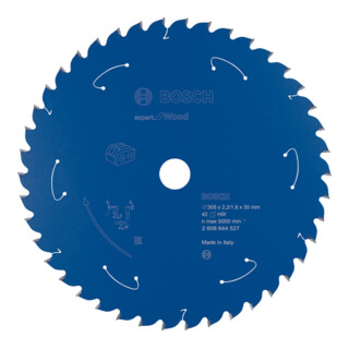 Bosch Kreissägeblatt Expert for Wood für Akkusägen 305 x 2,2/1,6 x 30 42 Zähne