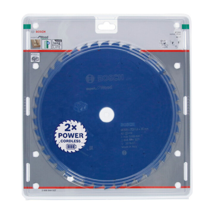 Bosch Kreissägeblatt Expert for Wood für Akkusägen 305 x 2,2/1,6 x 30 42 Zähne