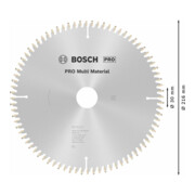 Bosch Kreissägeblatt Multi Material, 216 x 30 x 2,5 mm, Körnung: 80-5