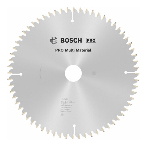 Bosch Kreissägeblatt Multi Material 230 x 30 x 2,4 mm 64