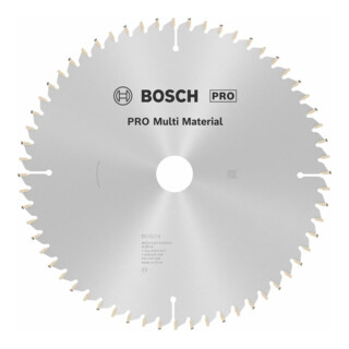 Bosch Kreissägeblatt Multi Material 254 x 30 x 3,2 mm 60