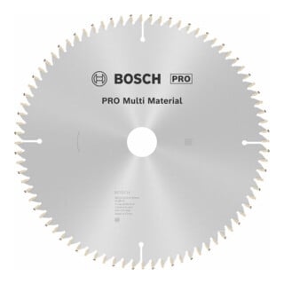 Bosch Kreissägeblatt Multi Material 254 x 30 x 3,2 mm 80