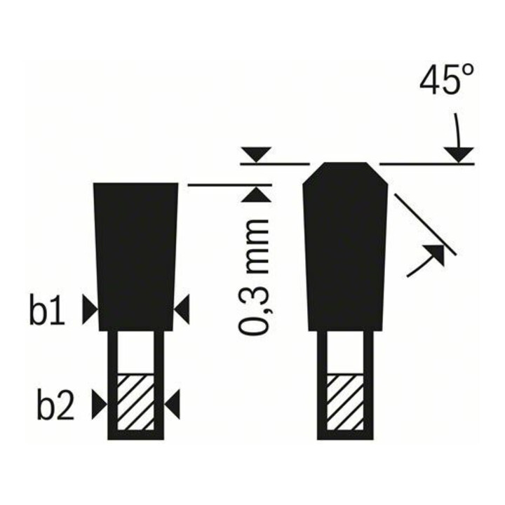 Bosch Kreissägeblatt Multi Material 254 x 30 x 3,2 mm 96