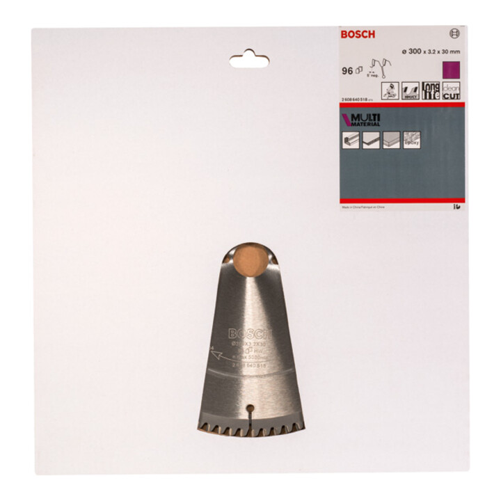 Bosch Kreissägeblatt Multi Material 300 x 30 x 3,2 mm 96
