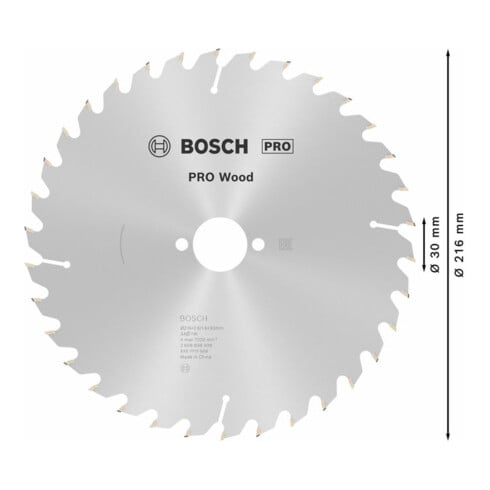 Bosch Kreissägeblatt Optiline Wood 216 x 30 x 2,6/1,6 34