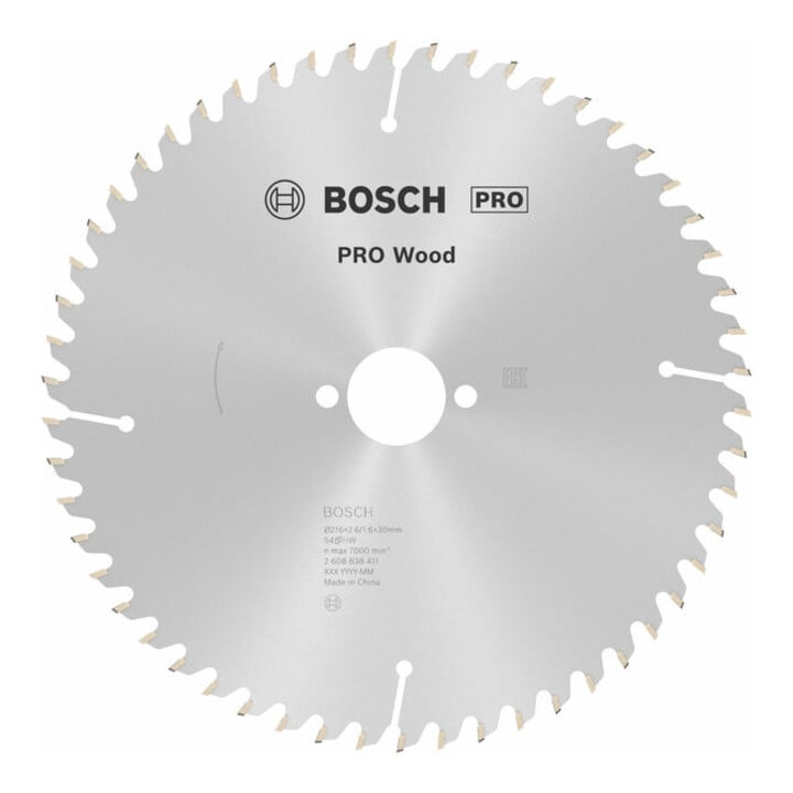 Bosch Kreissägeblatt Optiline Wood 216 x 30 x 2,6/1,6 54