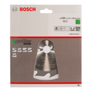 Bosch Kreissägeblatt Optiline Wood für Handkreissägen 150 x 20/16 x 2,4 mm 12-4