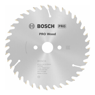 Bosch Kreissägeblatt Optiline Wood für Handkreissägen 150 x 20/16 x 2,4 mm 36