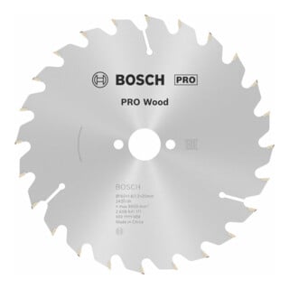 Bosch Kreissägeblatt Optiline Wood für Handkreissägen 160 x 20/16 x 1,8 mm 24