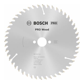 Bosch Kreissägeblatt Optiline Wood für Handkreissägen 160 x 20/16 x 1,8 mm 48