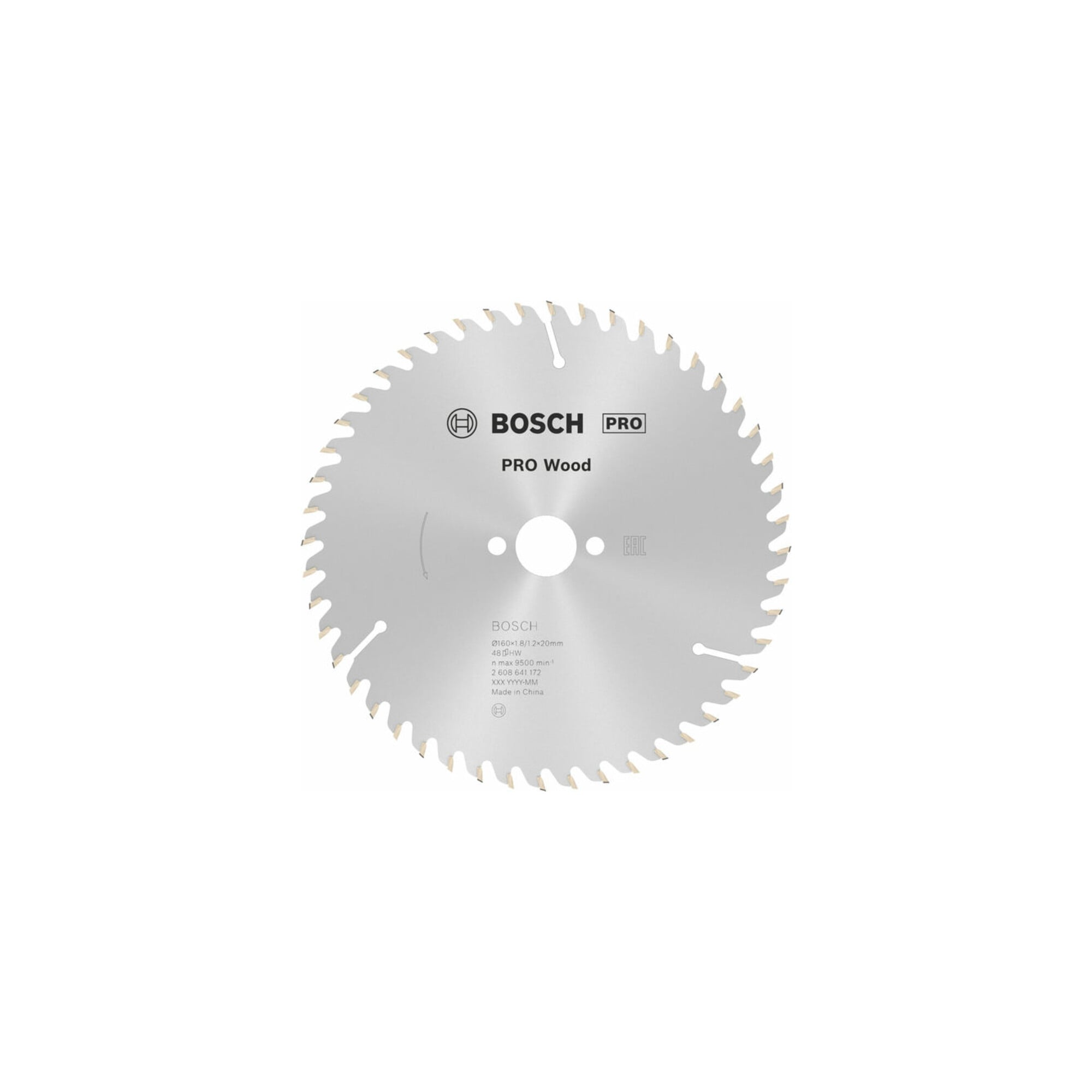 BOSCH Kreissägeblatt Optiline Wood für Handkreissägen 160 x 20/16 x 1,8 mm 48