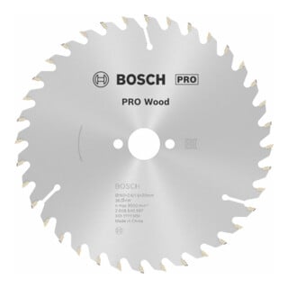 Bosch Kreissägeblatt Optiline Wood für Handkreissägen 160 x 20/16 x 2,6 mm 36