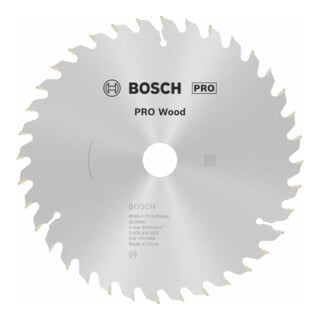 Bosch Kreissägeblatt Optiline Wood für Handkreissägen 165 x 20/16 x 1,7 mm 36