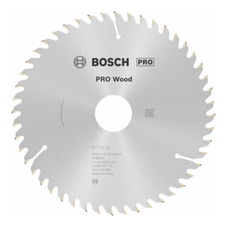 Bosch Kreissägeblatt Optiline Wood für Handkreissägen 165 x 30 x 2,6 mm 48