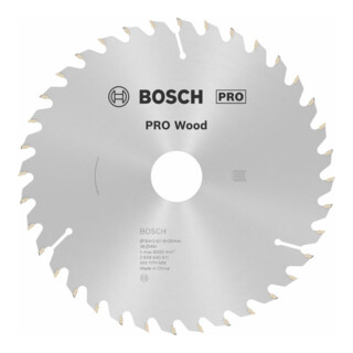 Bosch Kreissägeblatt Optiline Wood für Handkreissägen 184 x 30 x 2,6 mm 36