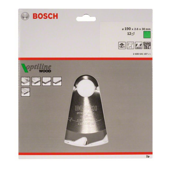 Bosch Kreissägeblatt Optiline Wood